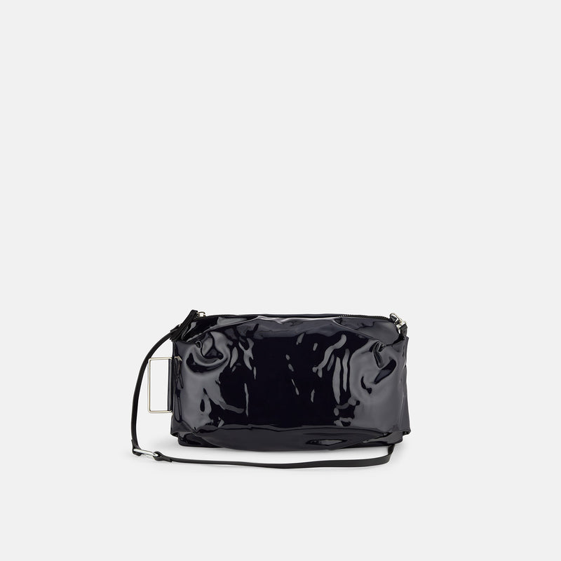 Patent leather handbag