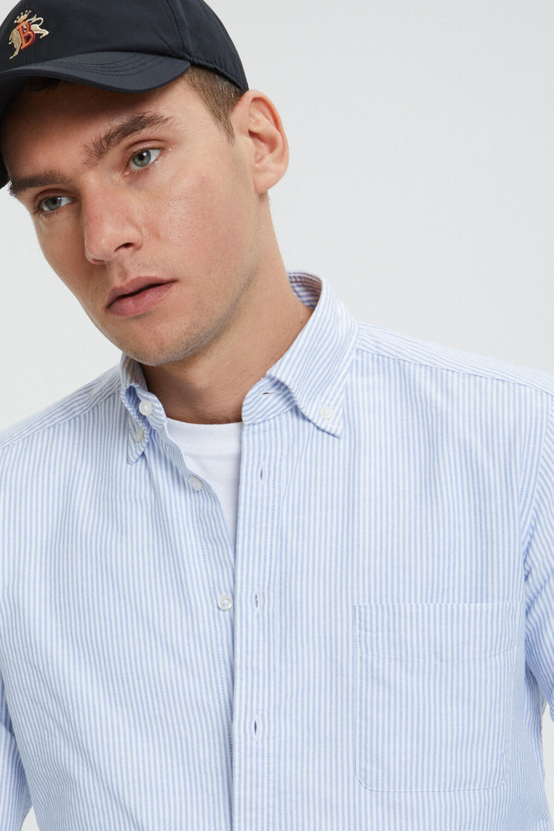 Bradford Shirt In Striped Oxford Fabric