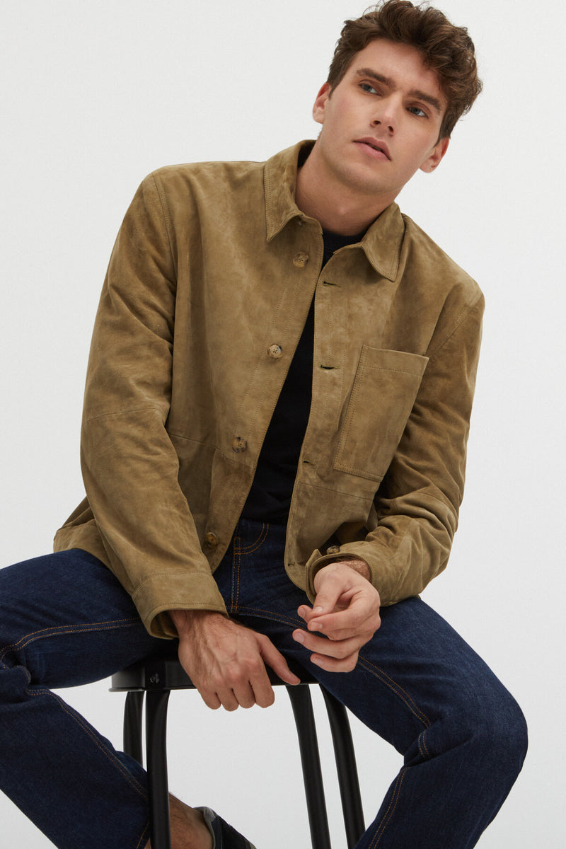 Suede Overshirt