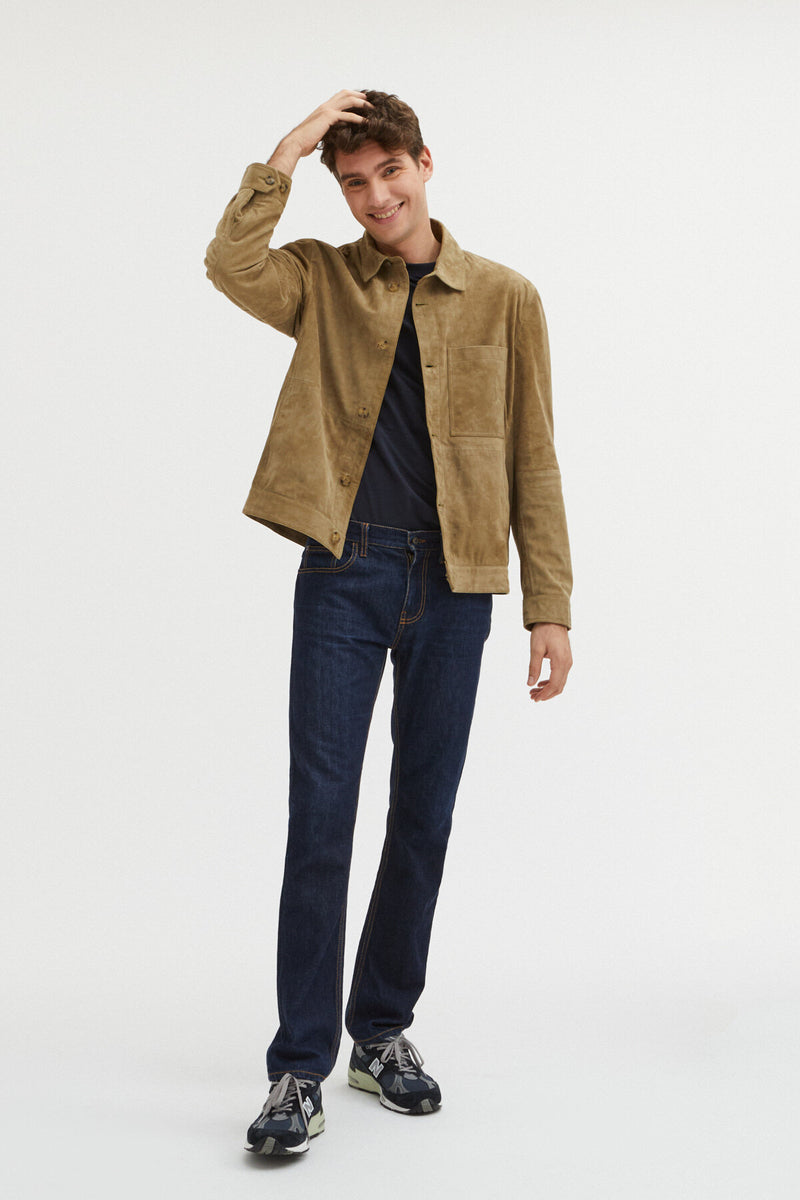 Suede Overshirt