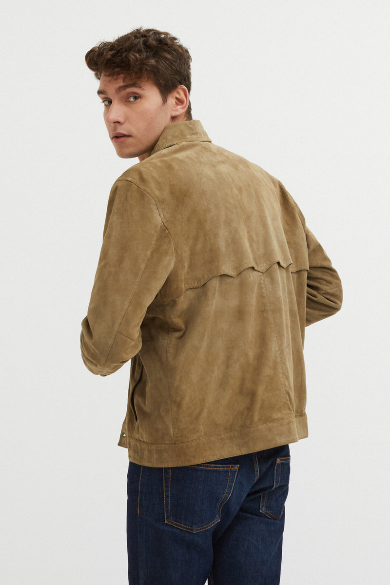 Suede Overshirt