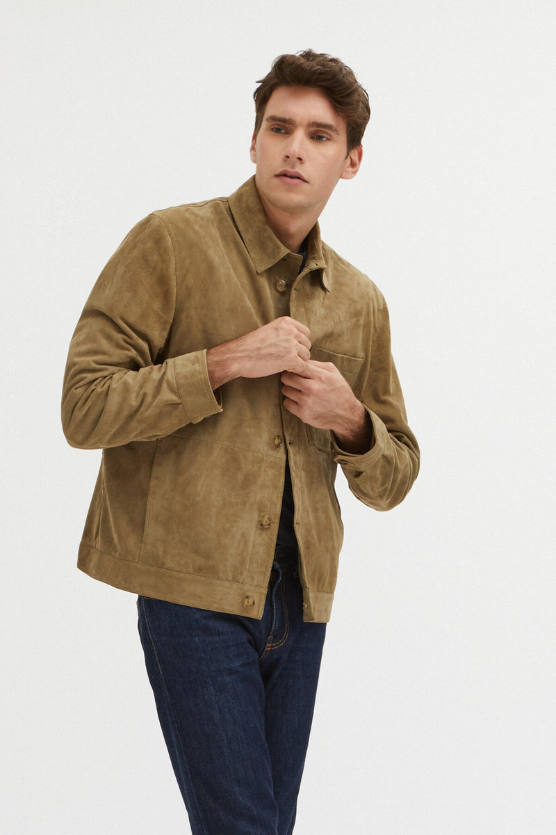 Suede Overshirt