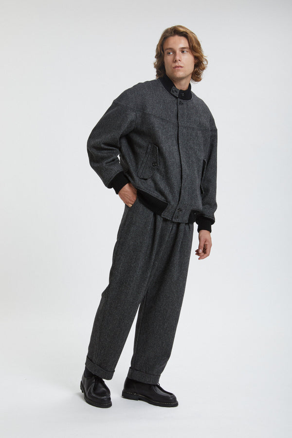 Four Climes Herringbone Bermuda Trousers