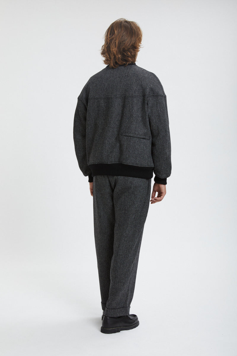 Four Climes Herringbone Bermuda Trousers