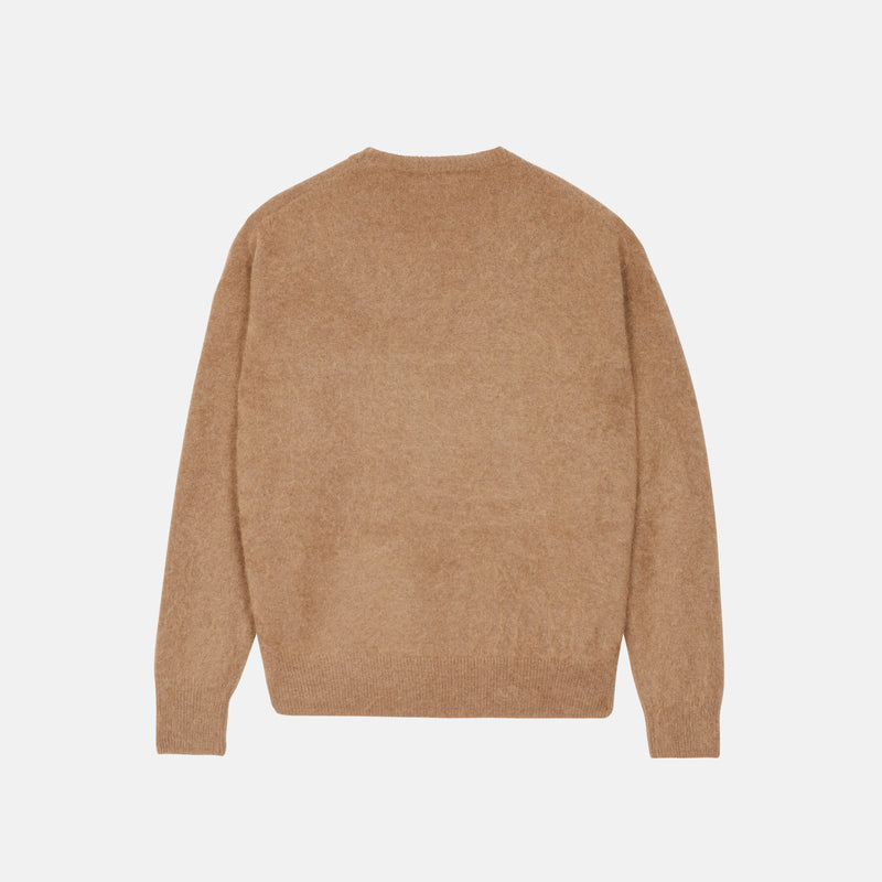 Long-sleeved crew-neck pullover