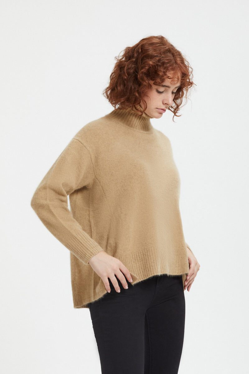 Wool high neck jumper