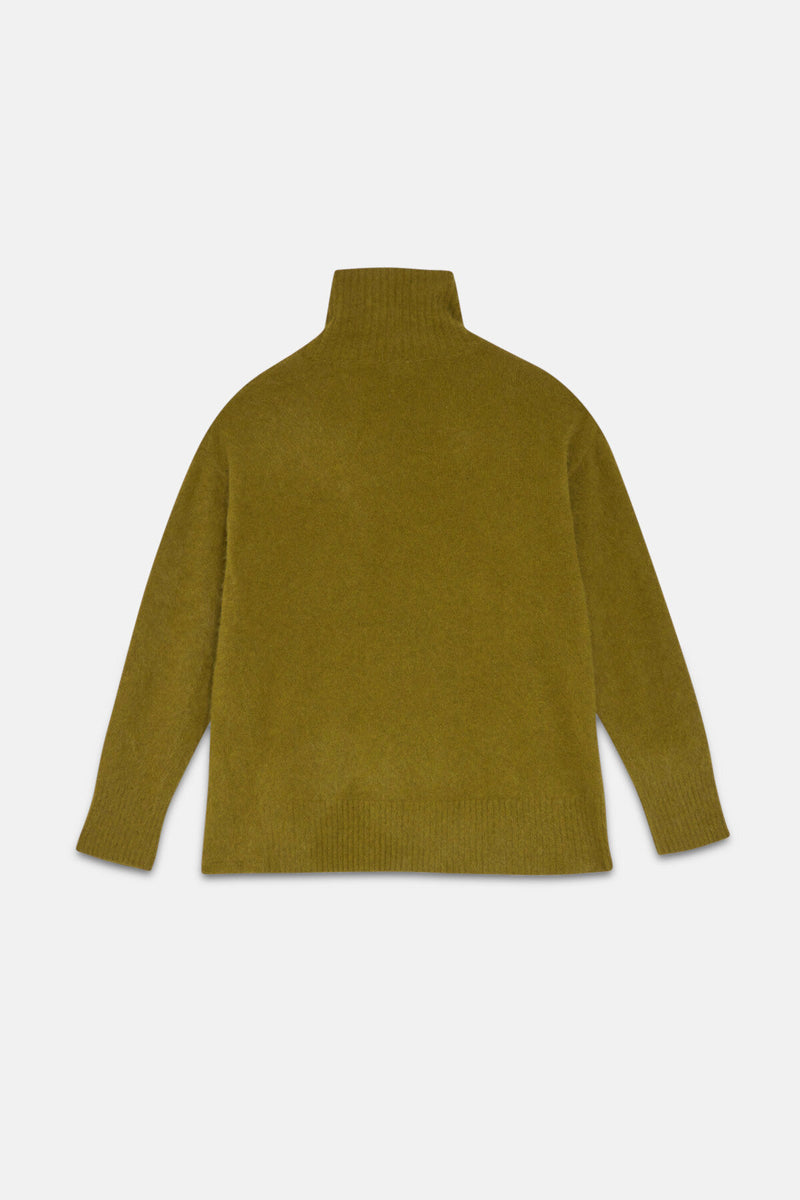 Wool high neck jumper