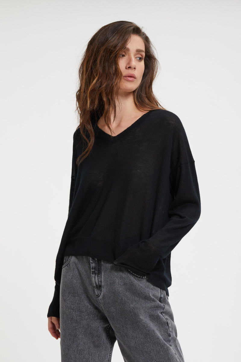 V Neck Longsleeve Pullover