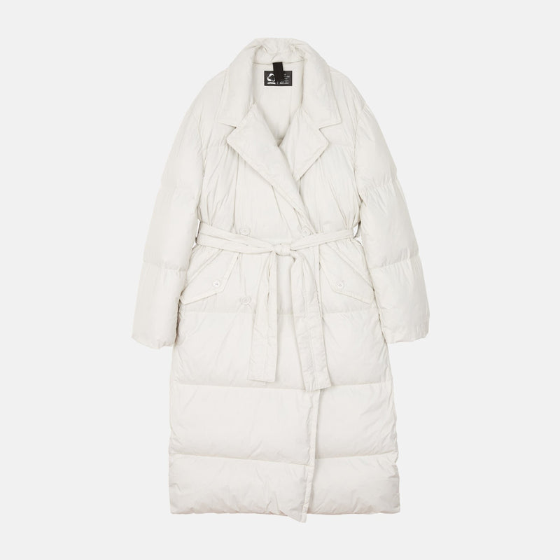 Double-breasted down jacket