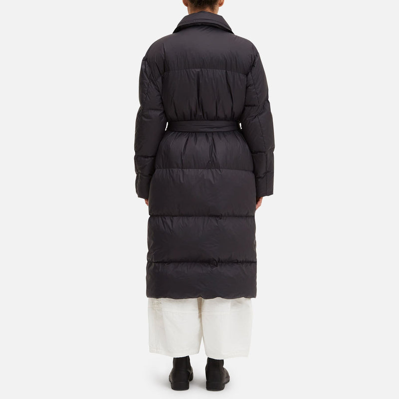 Double-breasted down jacket