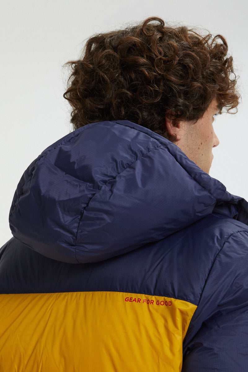 Solazo down hooded jacket