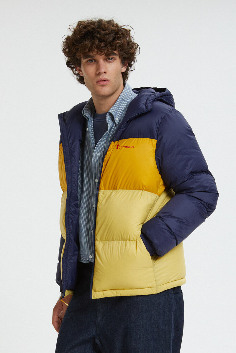 Solazo down hooded jacket