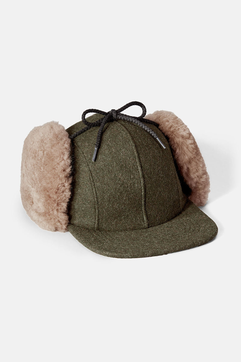 DOUBLE MACKINAW WOOL CAP