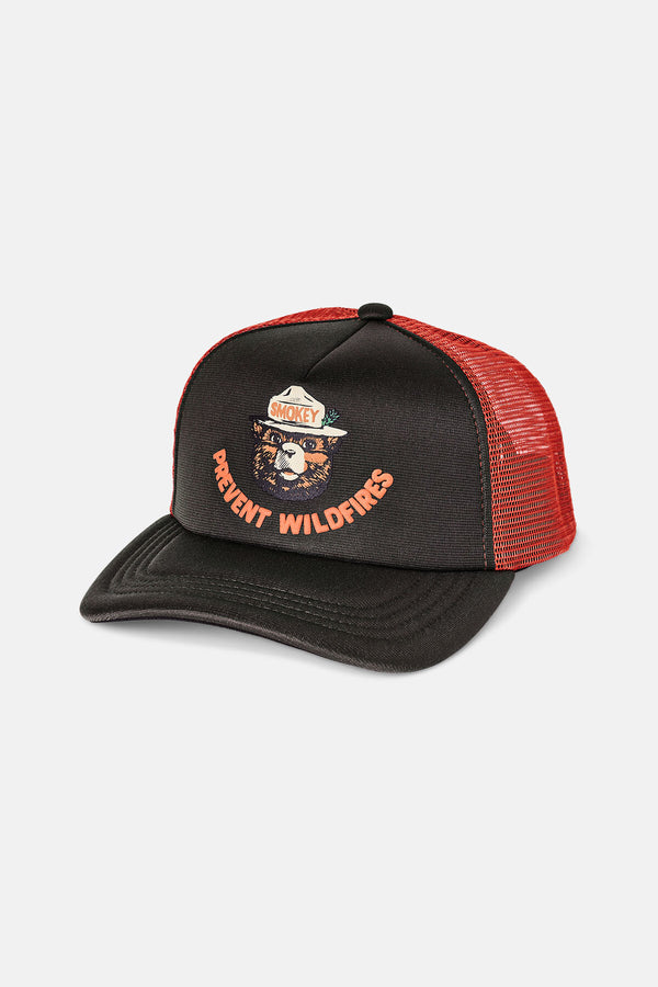 SMOKEY BEAR LOGGER MESH CAP