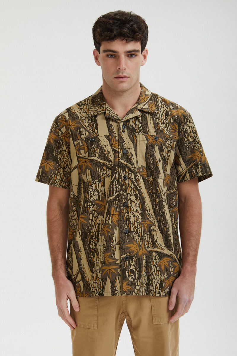 RUSTIC SHORT SLEEVE CAMP SHIRT