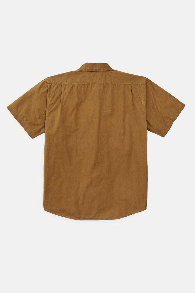 WASHED SS FEATHER CLOTH SHIRT