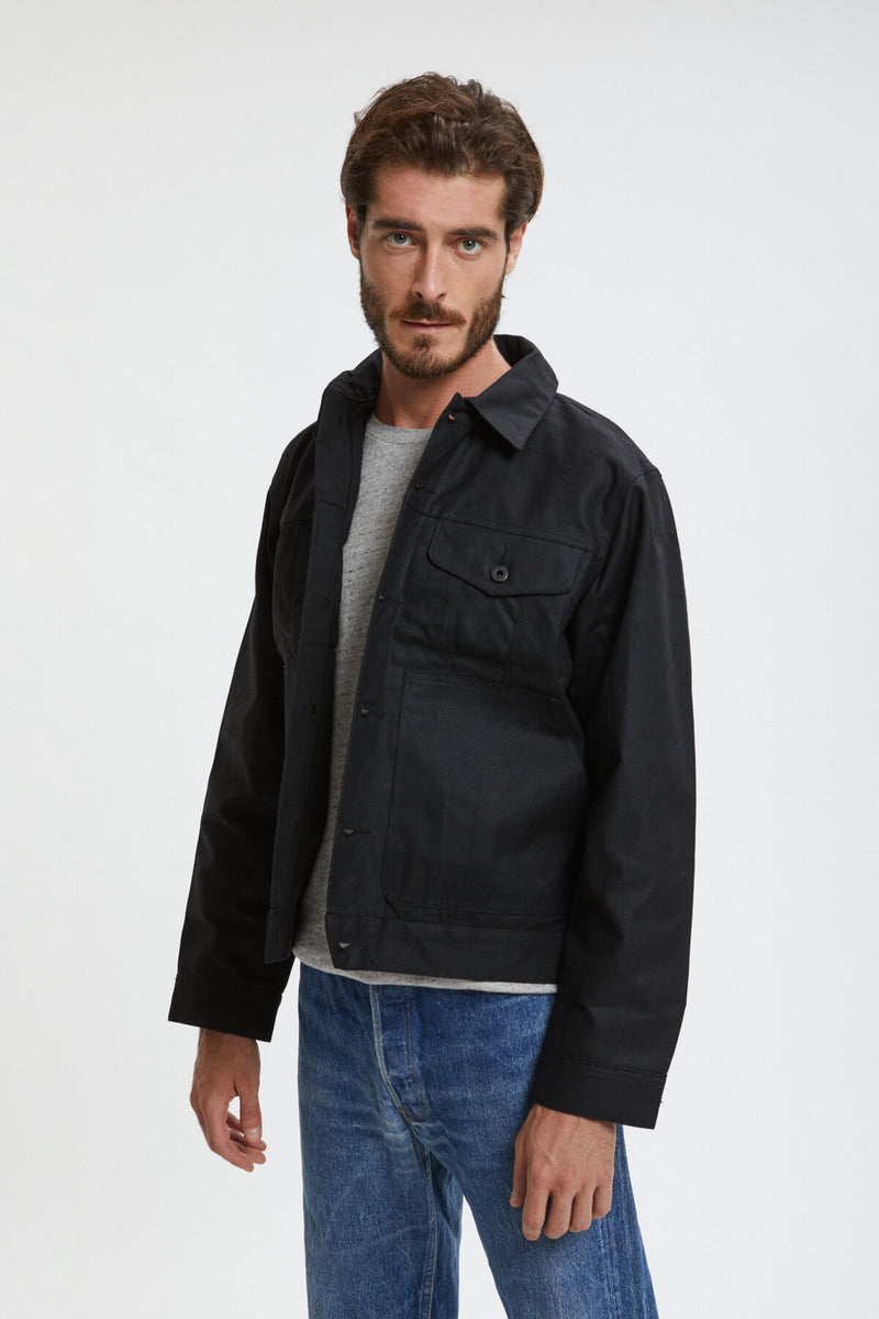 TIN CLOTH SHORT LINED CRUISER JACKET