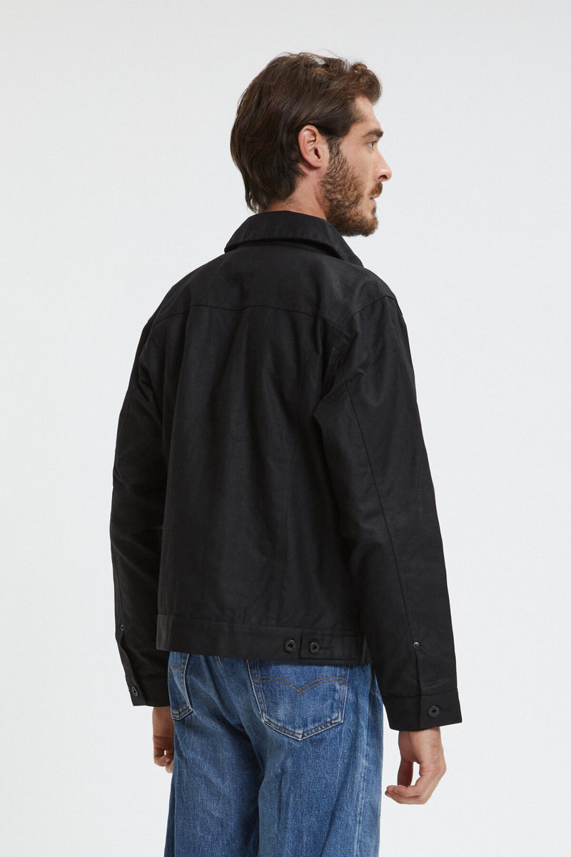 TIN CLOTH SHORT LINED CRUISER JACKET