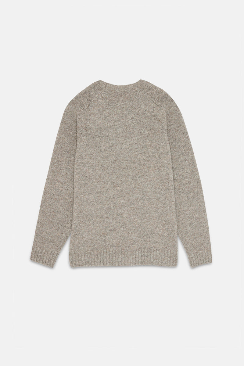 IRISH WOOL 5-GAUGE SWEATER