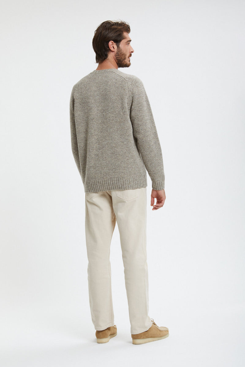 IRISH WOOL 5-GAUGE SWEATER