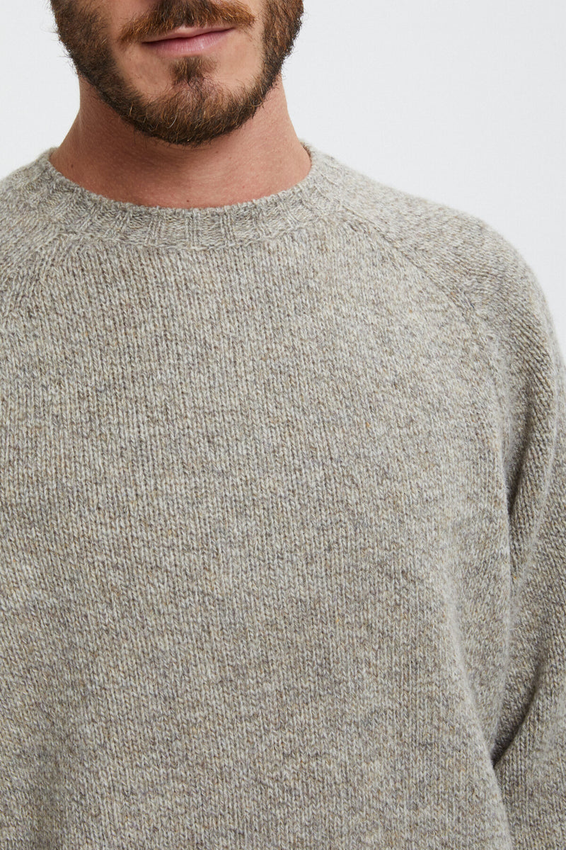 IRISH WOOL 5-GAUGE SWEATER