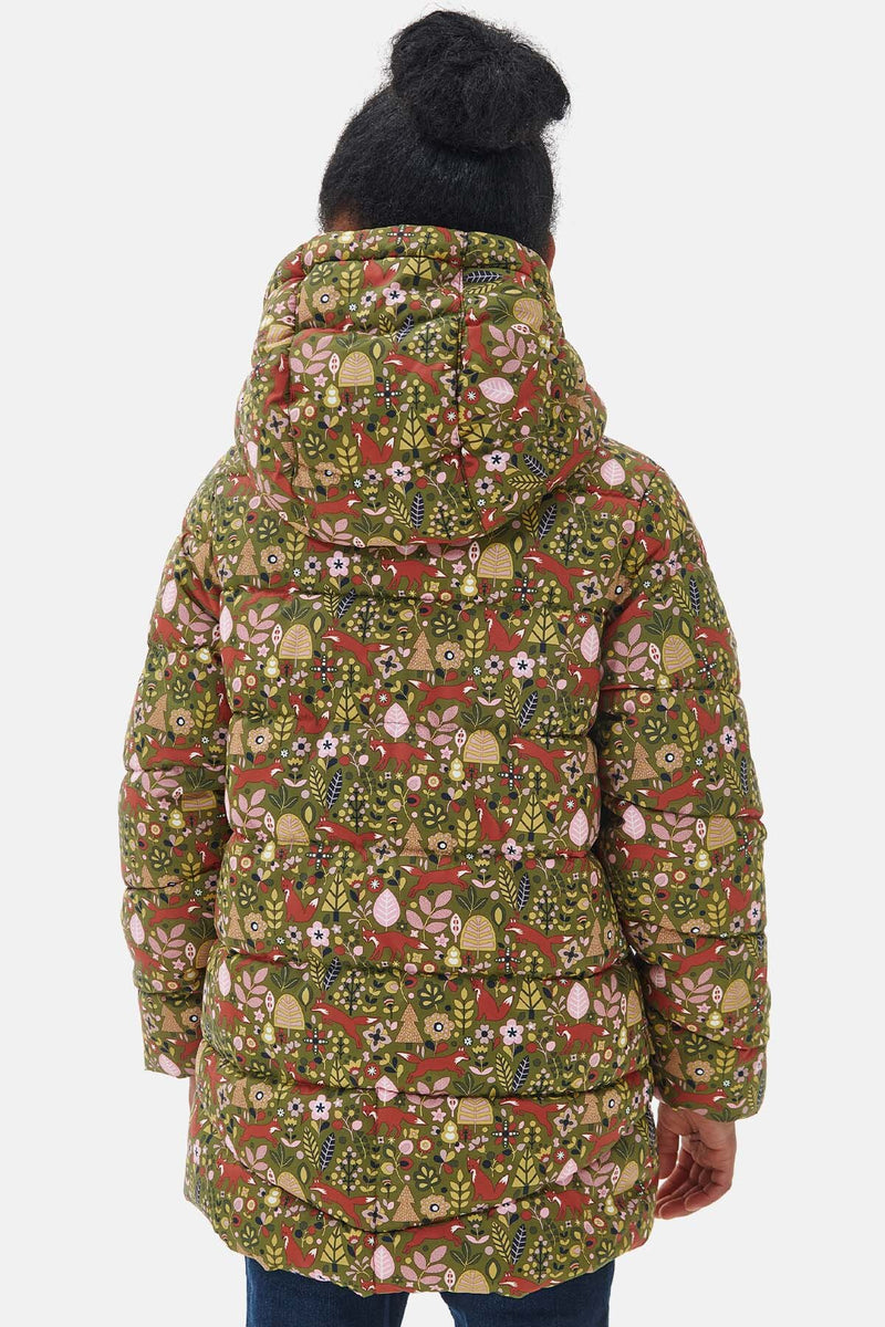 Girls' Bracken Printed Quilted Jacket