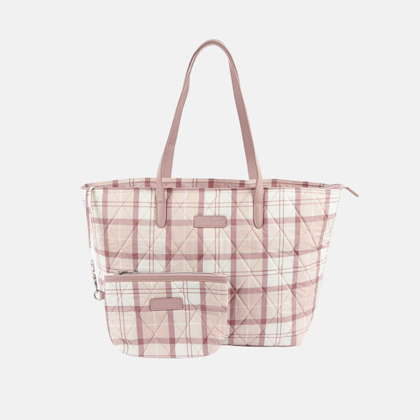 Wetherham Quilted Tartan Tote Bag