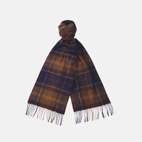 Wool and Cashmere Tartan Scarf
