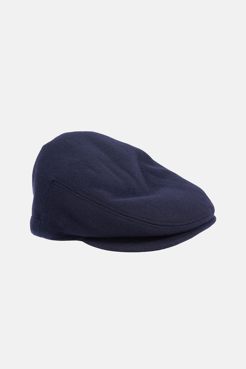 Waxed Cotton Flat Cap