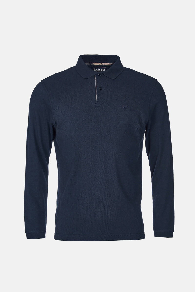 Essential Long-Sleeve Polo Shirt