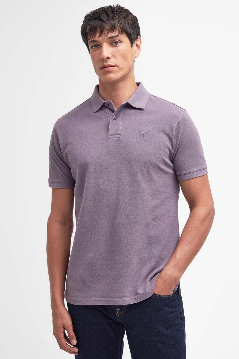 Washed-Out Sports Polo Shirt