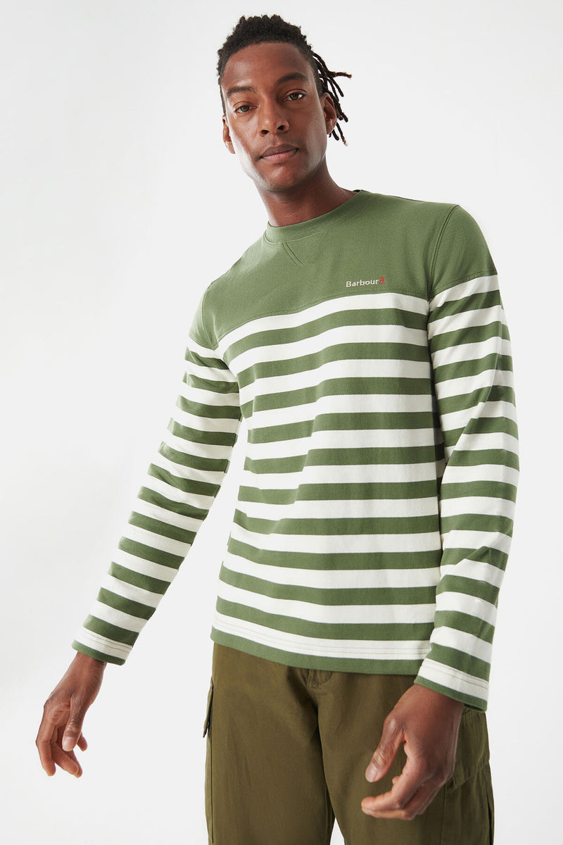 Firthmoor stripe crew T-shirt