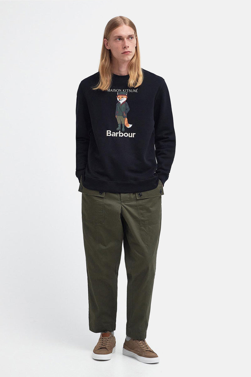 Barbour x Maison Kitsuné Beaufort Fox Sweatshirt