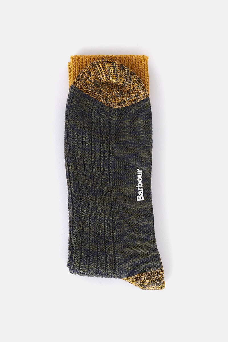 Twisted Contrast Socks