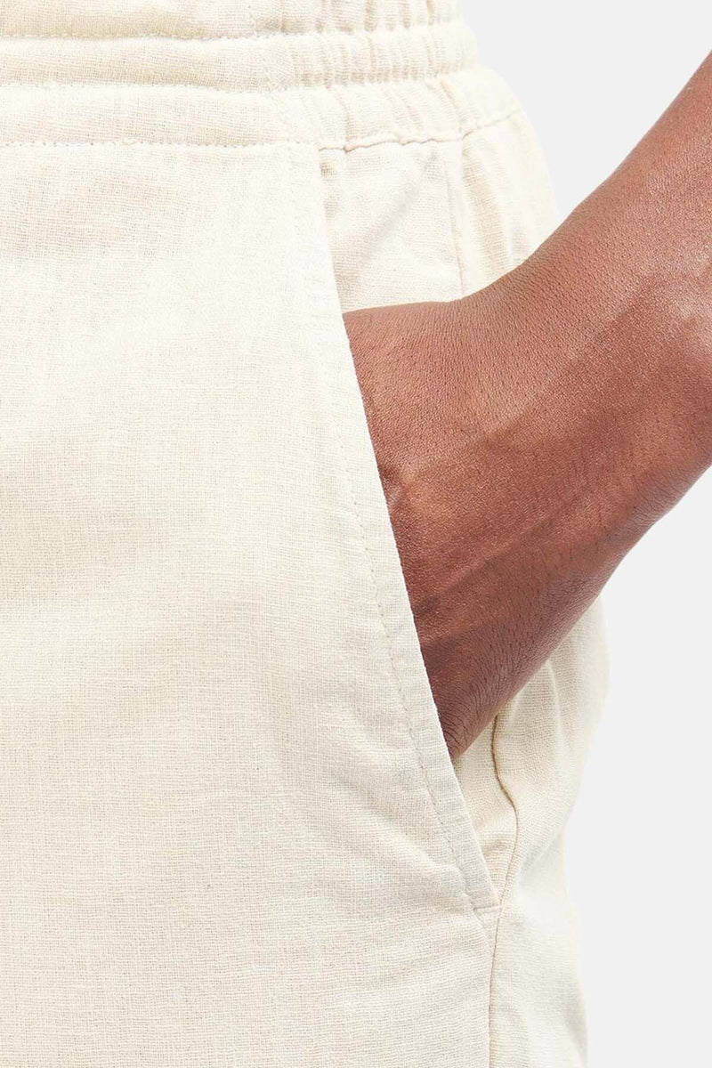 Linen Cotton Mix Shorts