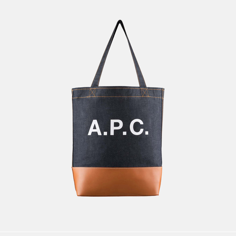 Denim tote bag with logo