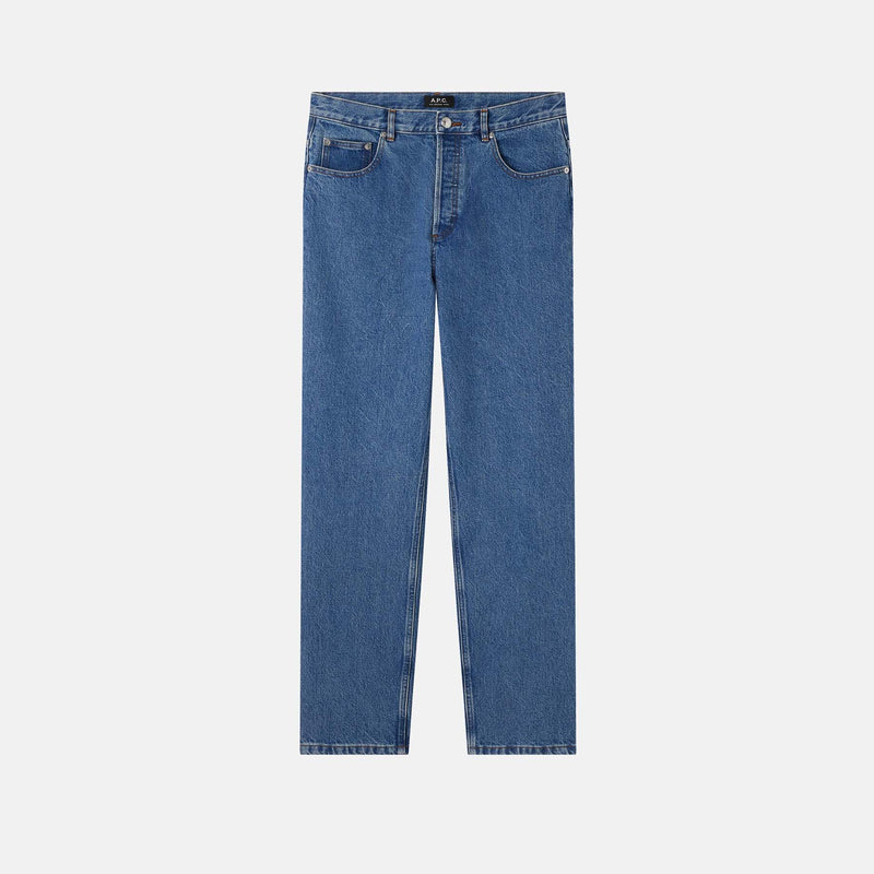 Relaxed low-rise cut jeans