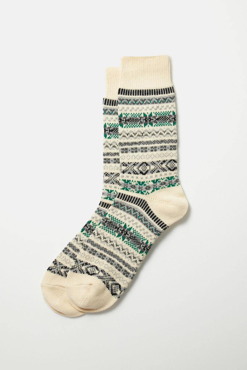 Fairisle crew socks