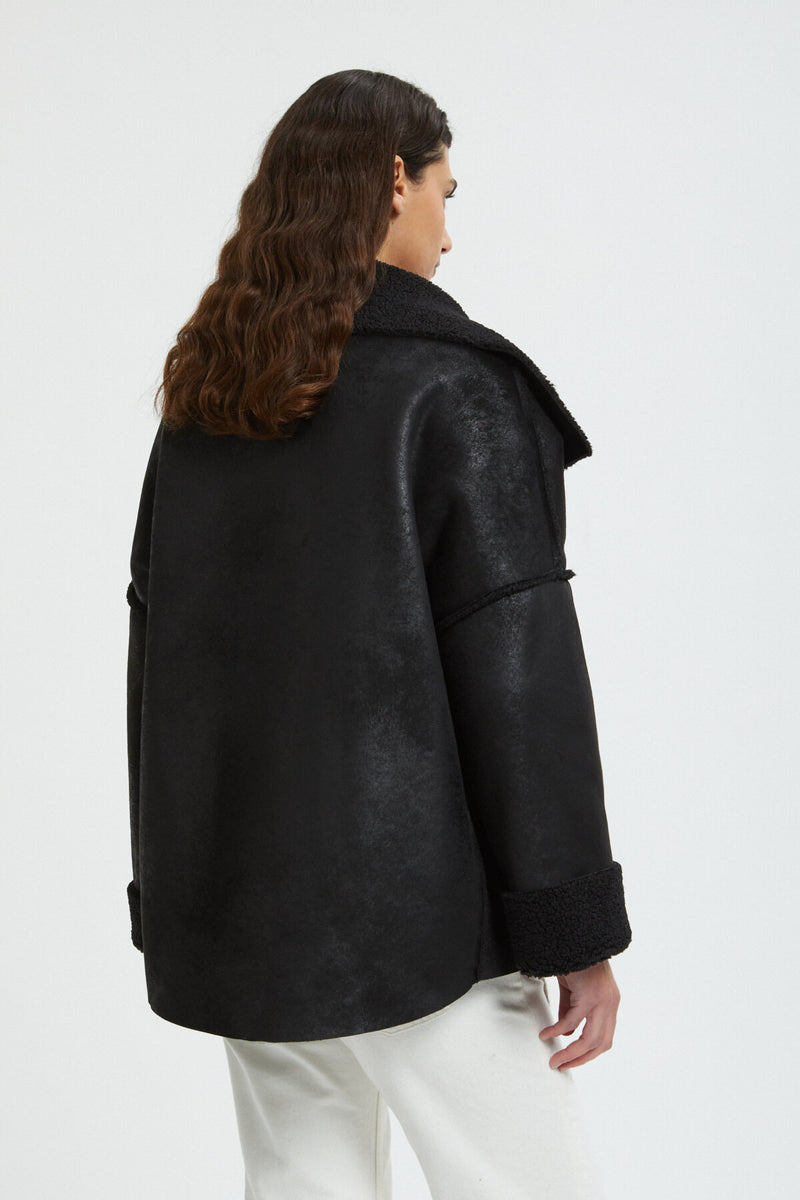 Reversible Eco Shearling Jacket