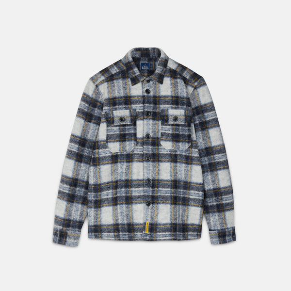 Overshirt with madras pattern