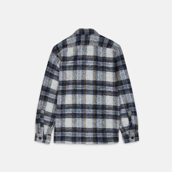 Overshirt with madras pattern