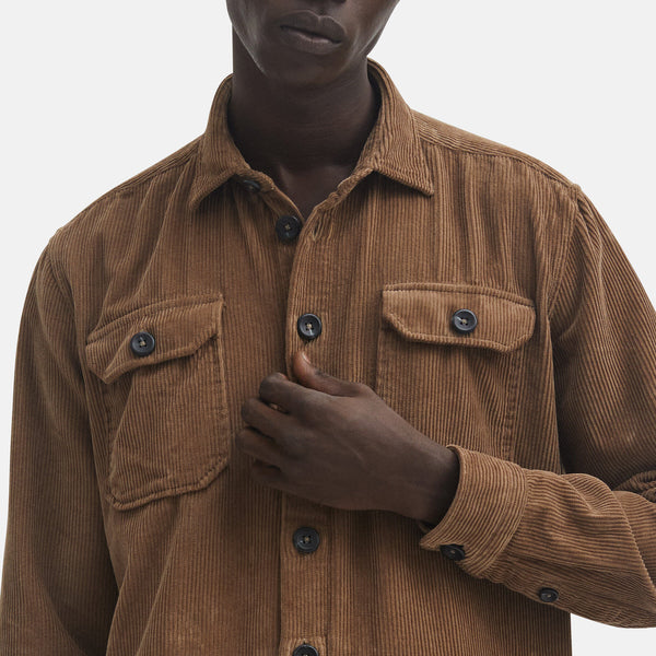 Velvet overshirt