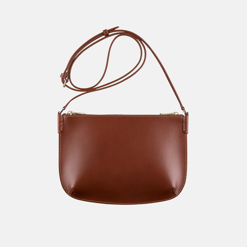 Leather shoulder bag