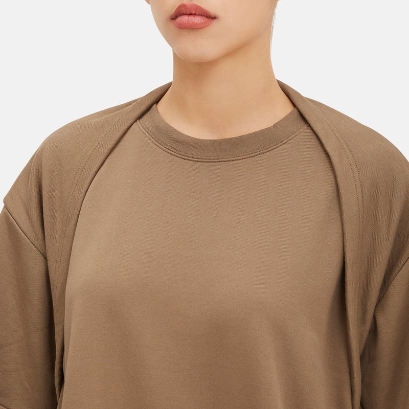 Oversized sweatshirt dress